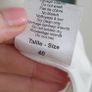 ZAPA Paris white layered embellished neck Sz 12 Image 9
