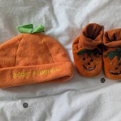 Halloween baby hat and Booties from Next 6-12 months