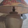 Stunning Oriental Japanese Style Vintage Ceramic Table Lamp Image 3
