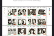 2016 Ireland Centenary of the Easter Rising Commemorative Stamps Sheetlet Plate 1A1A1A1A1A1A Mint Never Hinged (MNH)