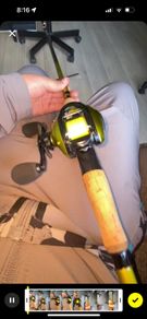 Kinetic bait caster combo used once and got bored of fishing so it was in the shed for a while