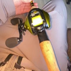 Kinetic bait caster combo used once and got bored of fishing so it was in the shed for a while