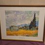 "A Wheatfield, with Cypresses" By Vincent Van Gogh - Framed print Image 3