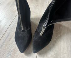 clarks suede womans ankle boot