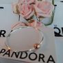 New genuine pandora moments bangle with gold clasp Image 4