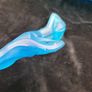 Art Deco Josef Inwald Dancing Lady Centerpiece Set Blue Satin Glass 1930s Rare Image 6