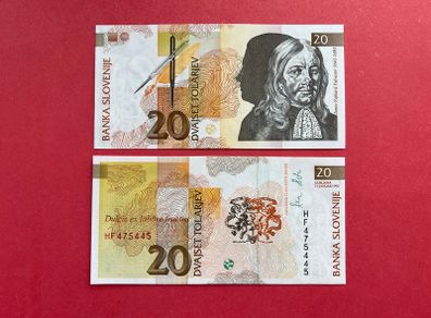 Slovenia  20 Tolarjev  1992   ( Uncirculated )