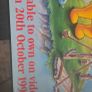 Winnie the Pooh Vintage Poster 1997  Disney Classics Promotional Video Release 24inch x 33inch Image 2