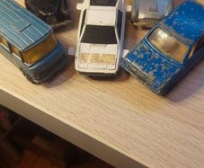 Corgi Juniors Bond Lotus, Bond Aston Martin, Black Cab (Playworn)