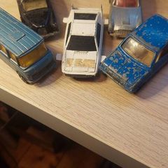 Corgi Juniors Bond Lotus, Bond Aston Martin, Black Cab (Playworn)