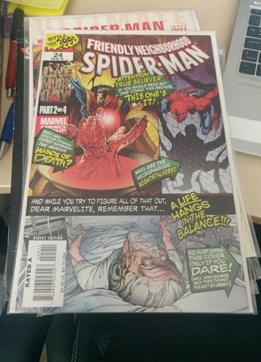 Spiderman comics 3 euro each