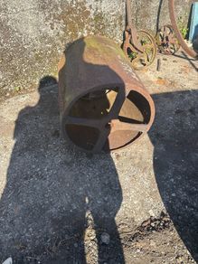 Single cast iron roller