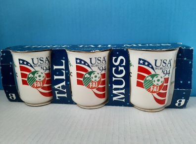 New world cup 1994 collectable tall mugs and baseball cap 1994