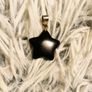 Black Star Pendant Glossy Statement Charm Image 2