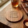 2 Coasters acasia wood Image 9