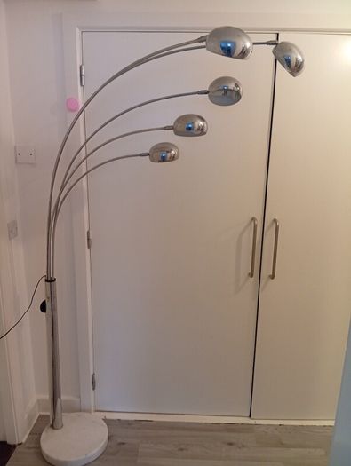 Deluxe Arch 5 Lights Chrome Floor lamp