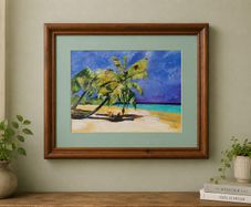 Malindi Shoreline Original Acrylic Painting