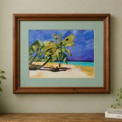 Malindi Shoreline Original Acrylic Painting