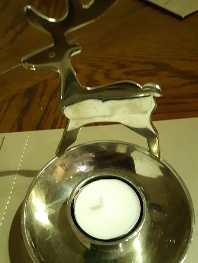 Reindeer candle holder