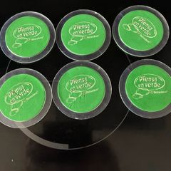 Think Green Heineken Coasters