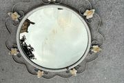 retro vintage petit concave mirror c1960