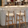 Mid Century 200-190 Upholstered Bar Stool - Made to Order Image 5