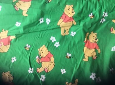 Honey bear and bee design fabric