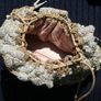 Vintage Handbag, Wedding Pouch, Crochet Purse, Bride Pouch, Bridesmaid Bag, Party Bag, Evening Bag Image 5