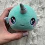 Squeezamals Series 3 squishy abou 3.5 JOY NARWHAL scented plush Used Please look at the pictures Image 10