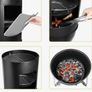 BRAND NEW BBQ Smoke Oven Outdoor Barbecue Grill W/Hanging Rack, Hooks, Grill,Thermometer,Cover Image 2