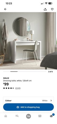 dressing table