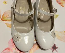 White occasion communion shoes