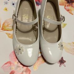White occasion communion shoes