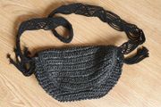 BNWOT - A Lovely Dark Grey Bag - Long Shoulder Strap - Zip Close plus Pop Fastener - E