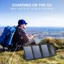 Tech Travel Solar Charger with USB Solar Panel Image 5