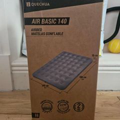 Double Air Mattress + Hand Pump