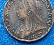 1897 Great Britain. Victoria. Farthing