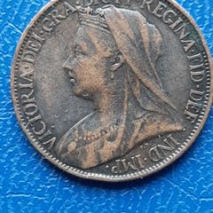 1897 Great Britain. Victoria. Farthing