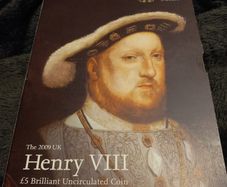 2009 King Henry VIII Uncirculated Coin