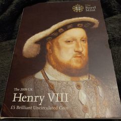 2009 King Henry VIII Uncirculated Coin