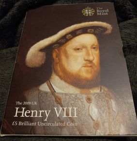 2009 King Henry VIII Uncirculated Coin
