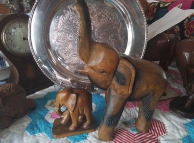 Carved Elephant + Another