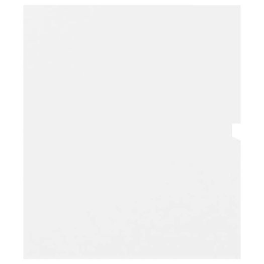 Sink Cabinet with Built-in Basin White Chipboard