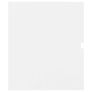 Sink Cabinet with Built-in Basin White Chipboard Image 10