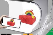 Mini Photo Studio Light-box, Portable Folding Photography Lighting Tent Kit with 40 LED Lights + 6 Color Backdrops for Small Size Products Photography (FREE POSTAGE)