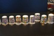 Bone China Thimbles Months of the Year