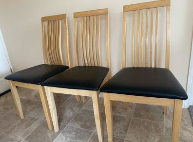 3 kitchen chairs
