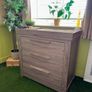 baby crib and baby changing chest of drawers Image 2