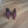 wine coloured ankle boot Image 2