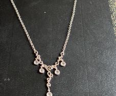 silver necklace